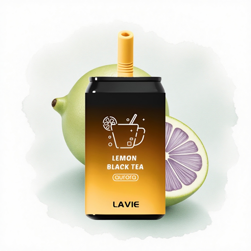 Lavie Aurora 11000 Puffs Limon Siyah Çay 650mAh Tip C Şarj