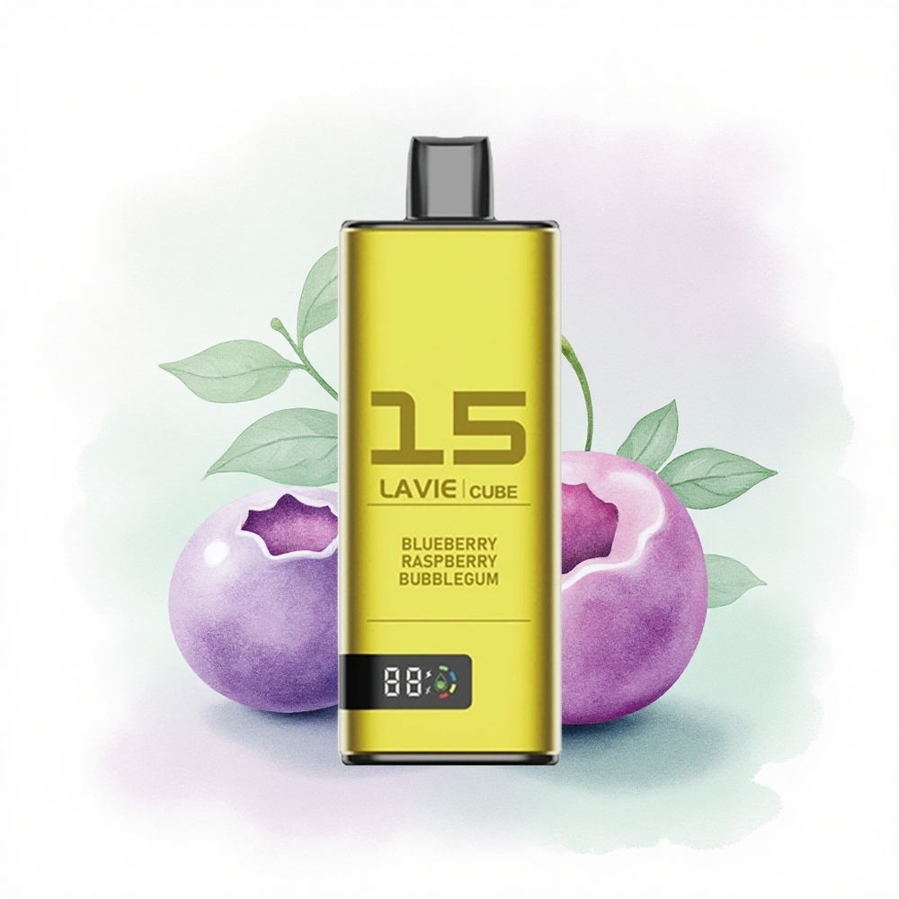 Lavie Cube 20000 Puffs Yaban Mersini Ahududu Balon Şeker 28ML 600mAh