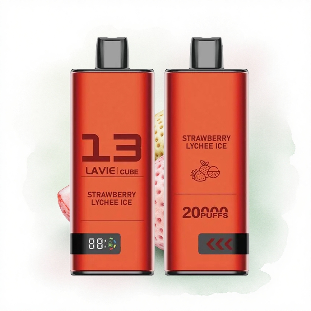 Lavie Cube 20000 Puffs Çilek Liçi Buz 5% Nikotin 600mAh