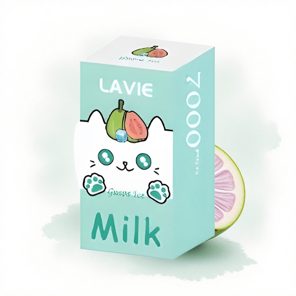 Lavie Milk 7000 Puffs Guava Buz 16ML 600mAh