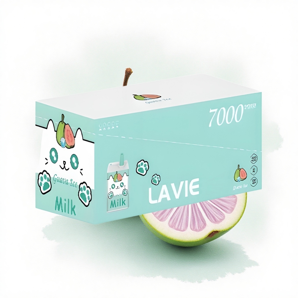 Lavie Milk 7000 Puffs Guava Buz 16ML 600mAh