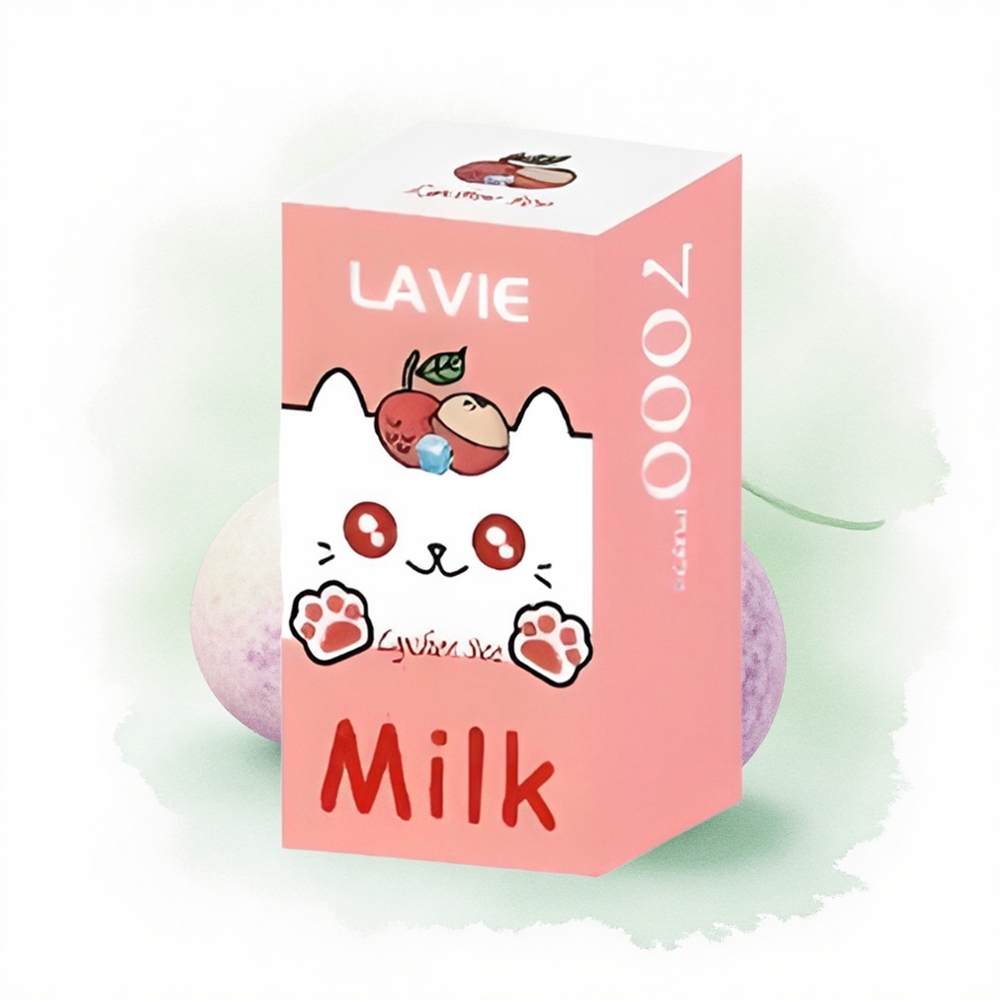 Lavie Milk 7000 Puffs Liçi Buzu 600mAh Tip C Şarjlı