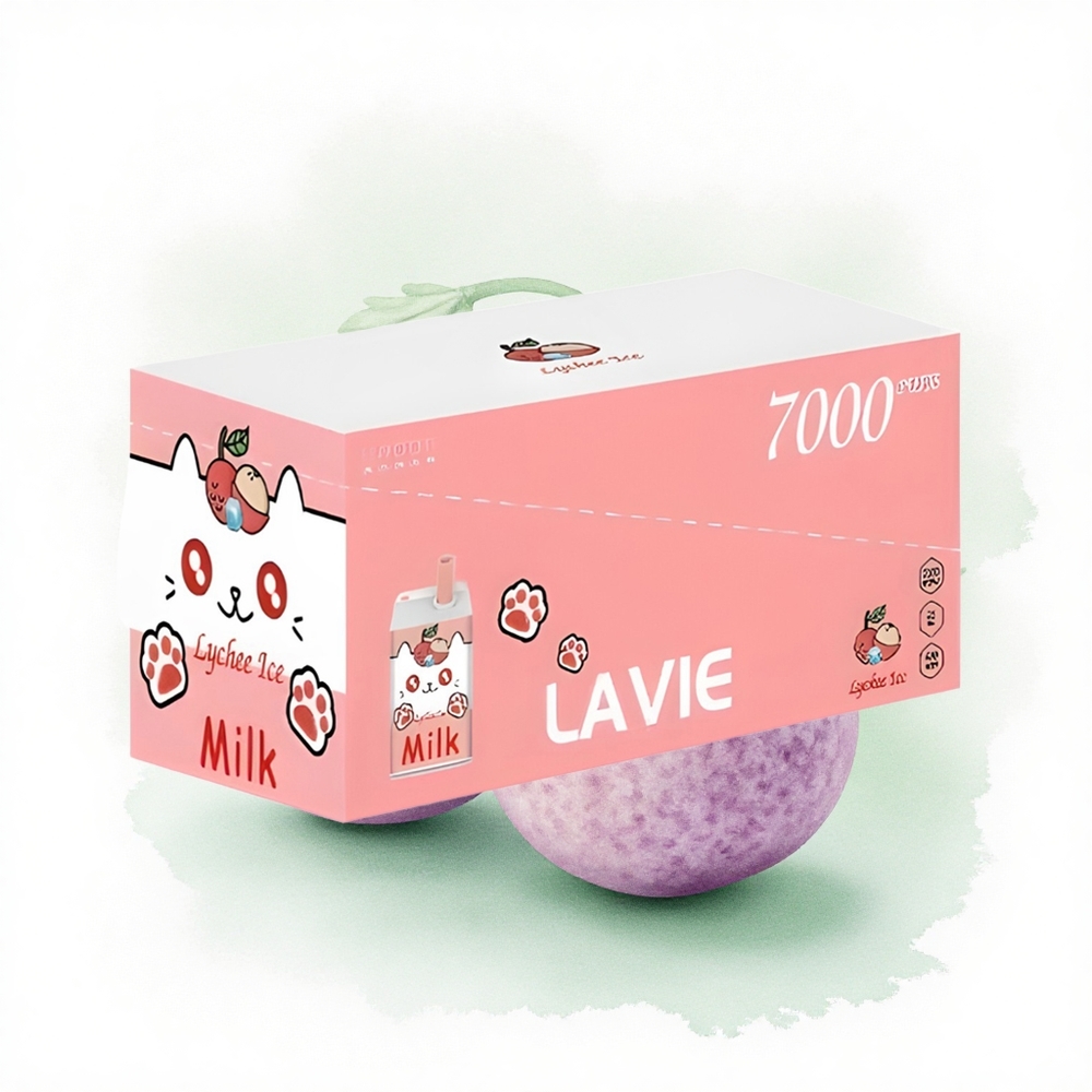 Lavie Milk 7000 Puffs Liçi Buzu 600mAh Tip C Şarjlı