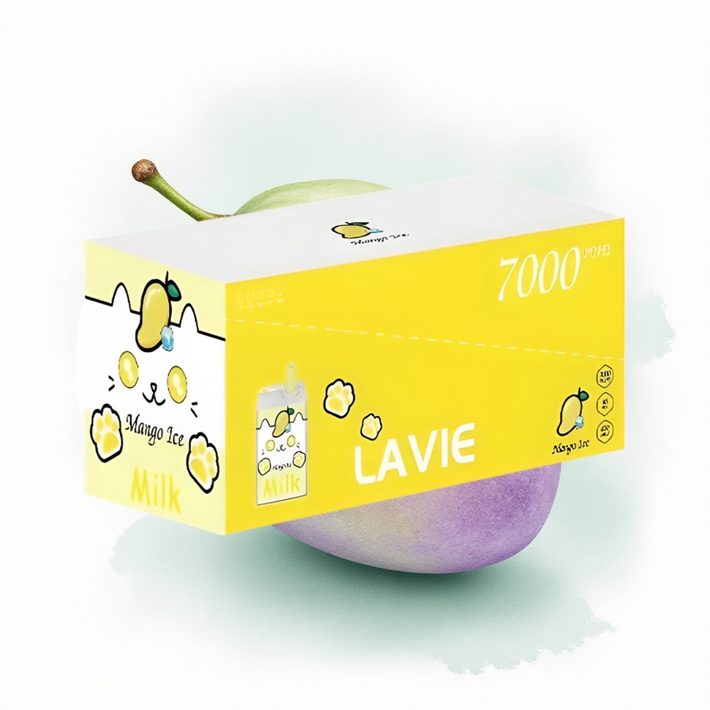Lavie Milk 7000 Puffs Mango Buzlu 600mAh 16ML Nikotinsiz