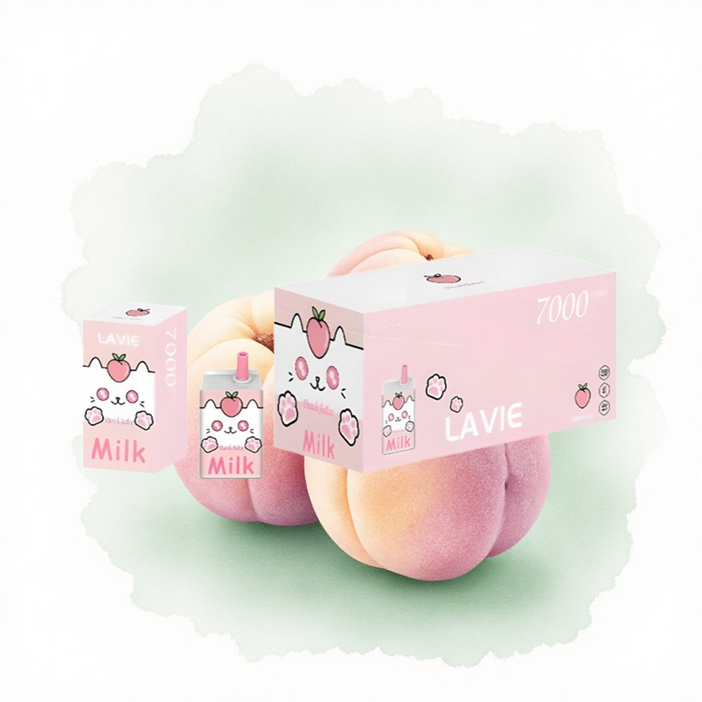 Lavie Milk 7000 Puffs Şeftali Suyu 16ML 600mAh