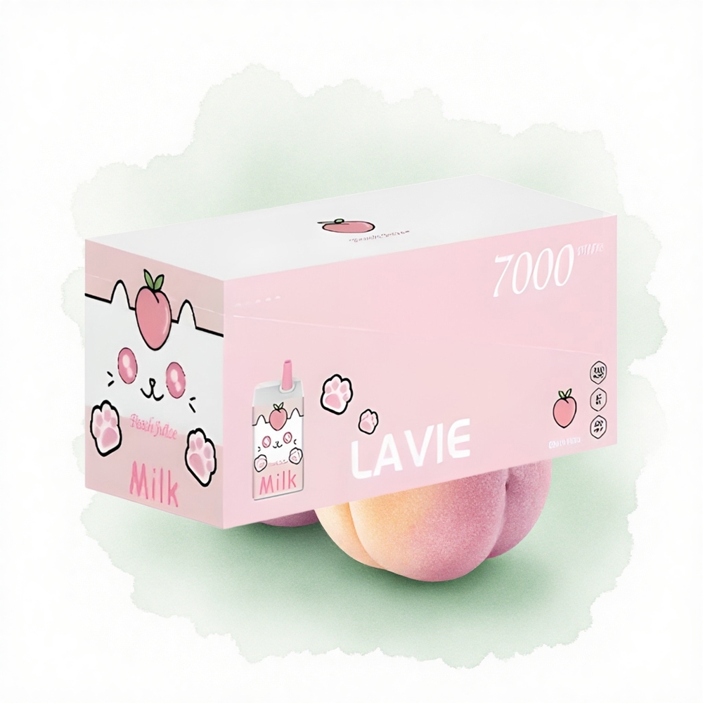 Lavie Milk 7000 Puffs Şeftali Suyu 16ML 600mAh
