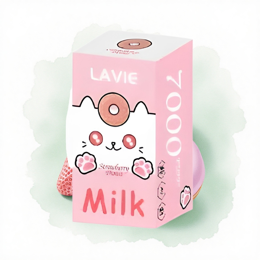 Lavie Milk 7000 Puffs Çilekli Donut 600mAh Tip C Şarj