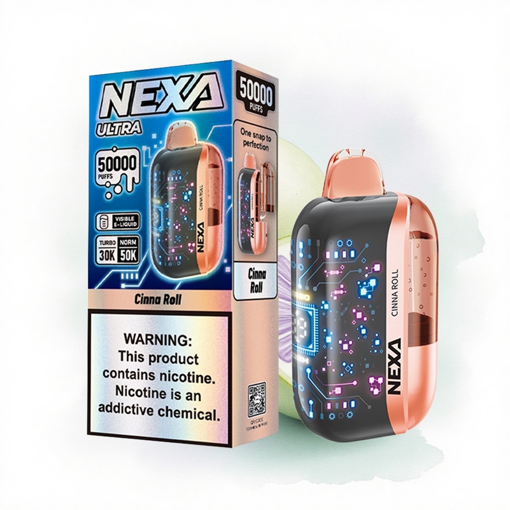 NEXA Ultra 50000 Puffs Cinna Roll 20ml 5% Nikotin 800mAh