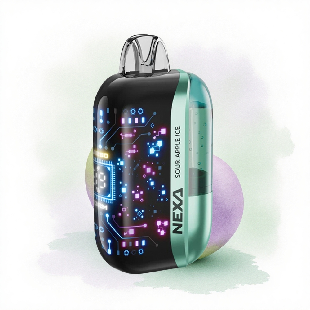 NEXA Ultra 50000 Puffs Ekşi Elma Buz 20ml 800mAh 5% Nikotin