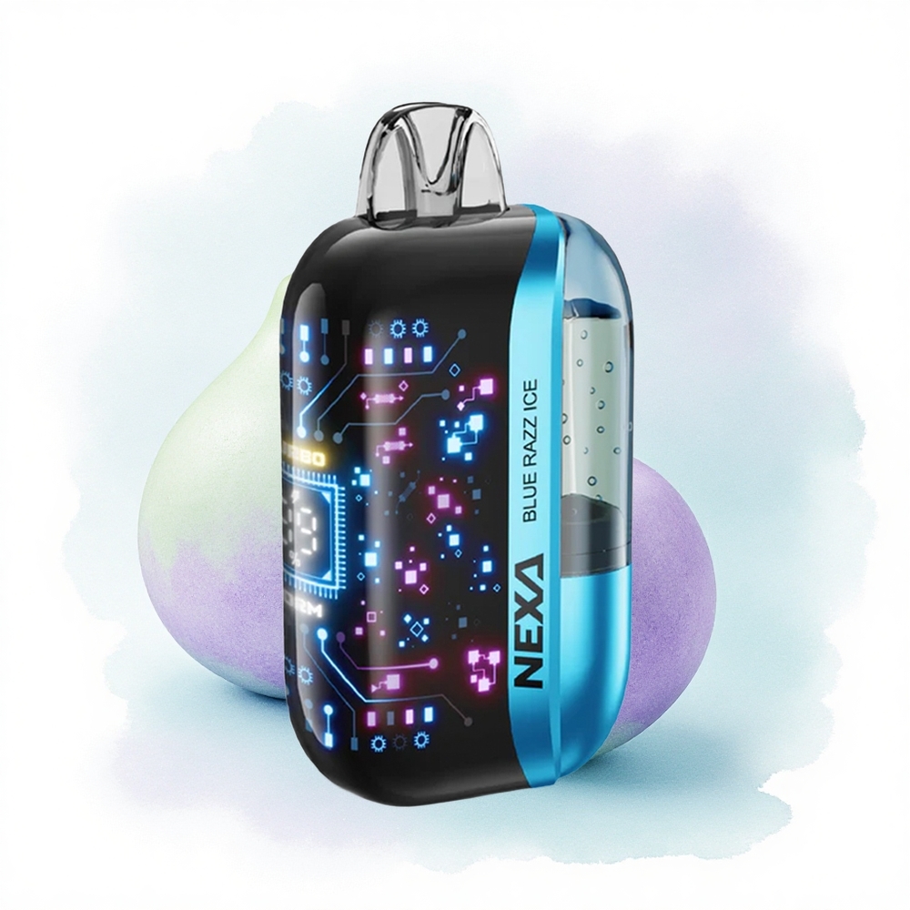 NEXA Ultra 50000 Puffs Mavi Ahududu Buz 20ml 5% Nikotin 800mAh