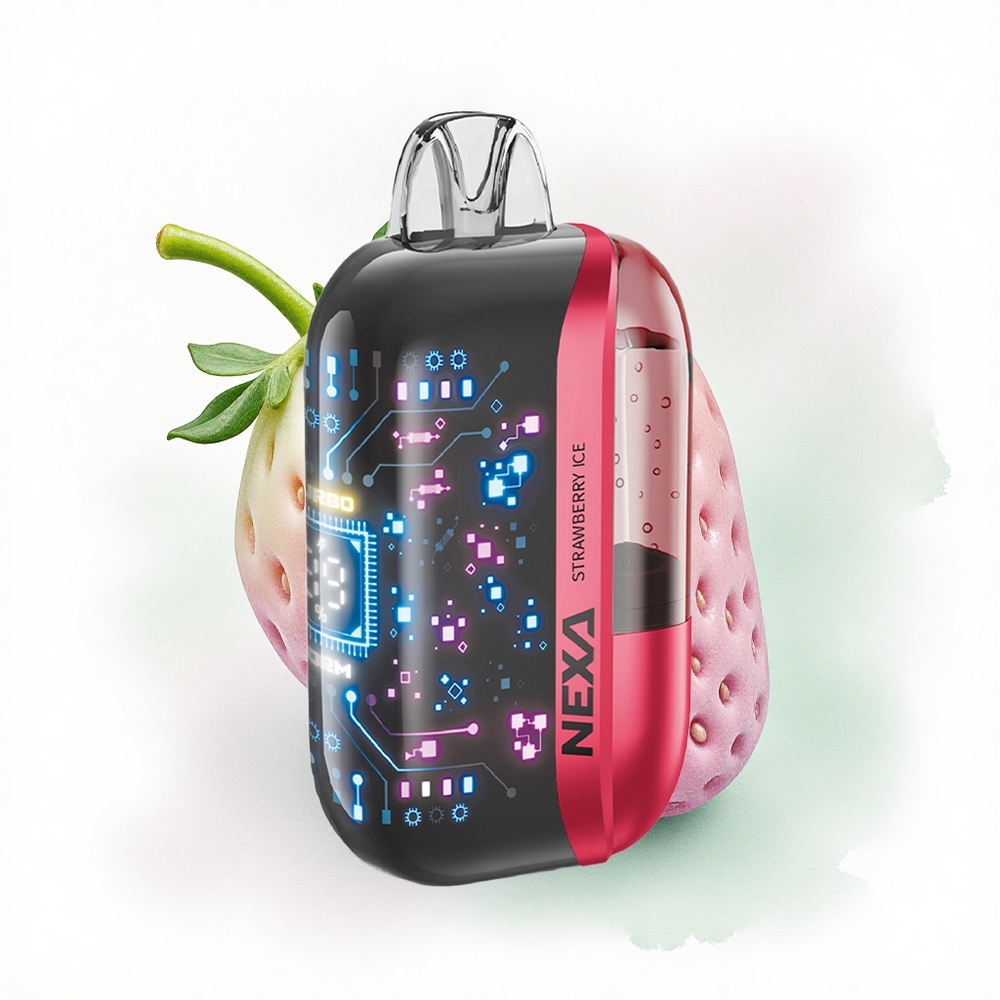 NEXA Ultra 50000 Puffs Çilek Buz 20ml 5% Nikotin 800mAh