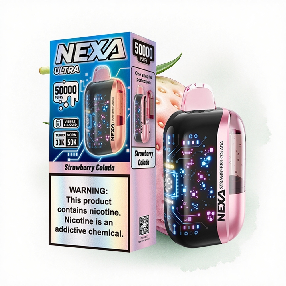 NEXA Ultra 50000 Puffs Çilekli Kolada 20ml 800mAh 5% Nikotin
