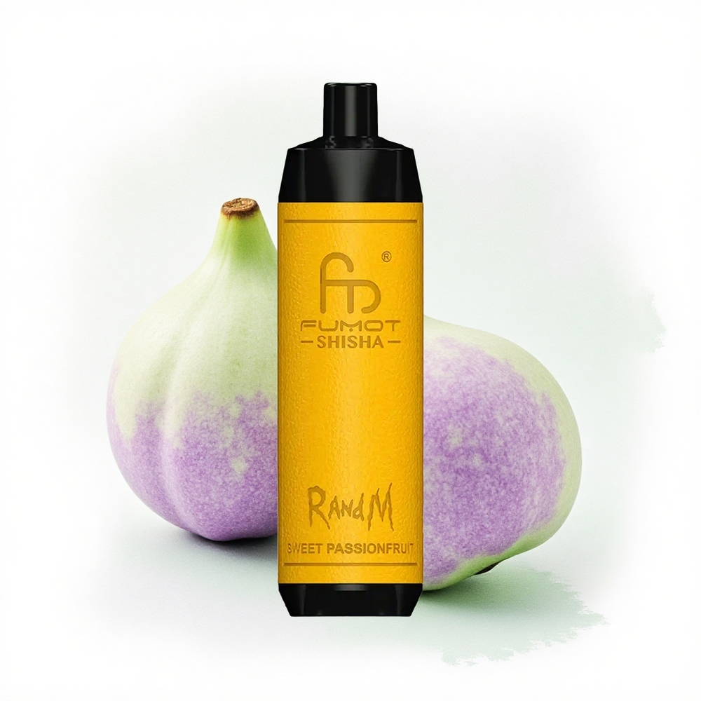 RandM Fumot Shisha 10000 Puffs Tatlı Tutku Meyvesi 850mAh 0.5% Nikotin