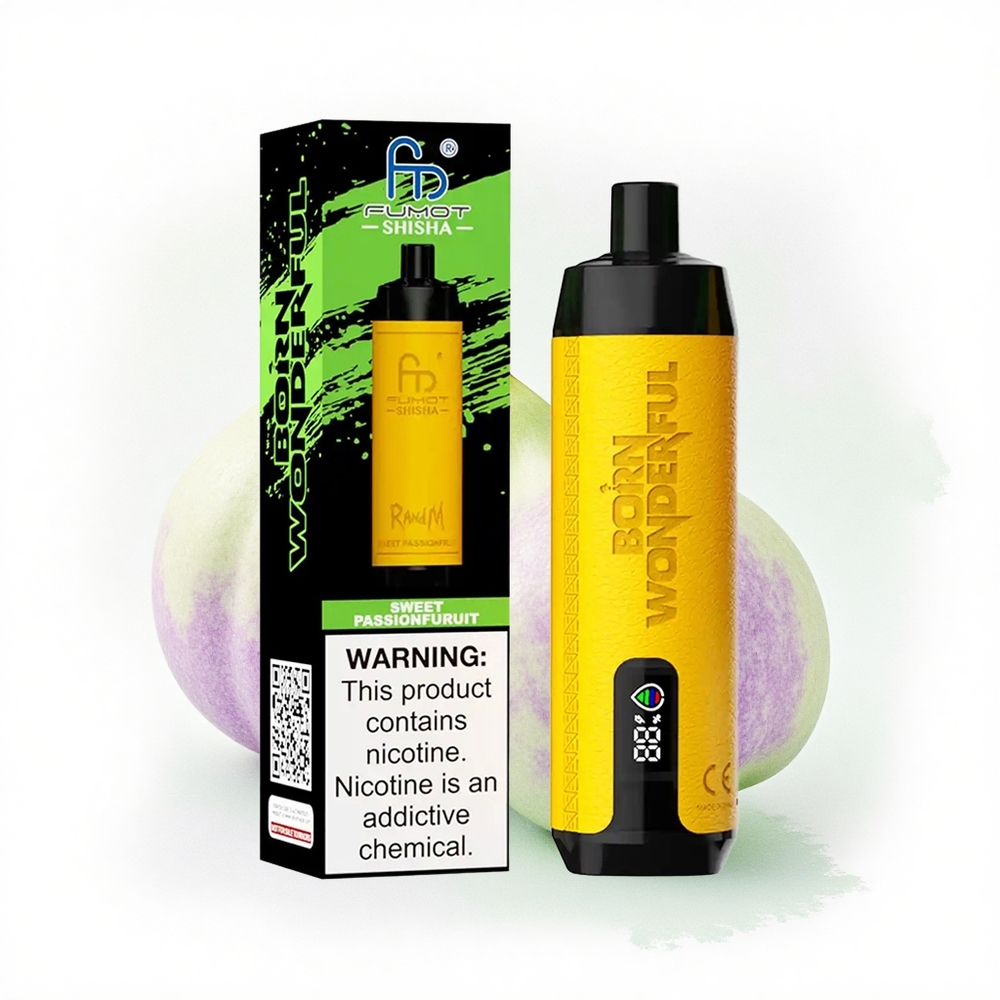 RandM Fumot Shisha 10000 Puffs Tatlı Tutku Meyvesi 850mAh 0.5% Nikotin