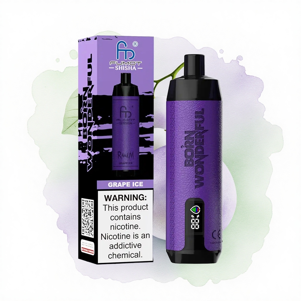 RandM Fumot Shisha 10000 Puffs Üzüm Buzu 850mAh 18ml Nikotin 0.5%