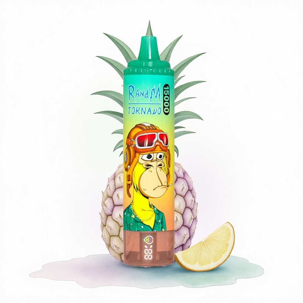 RandM Fumot Tornado 15000 Puffs Ananas Buz 25ml 850mAh