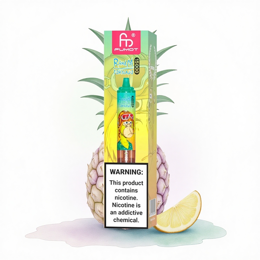 RandM Fumot Tornado 15000 Puffs Ananas Buz 25ml 850mAh
