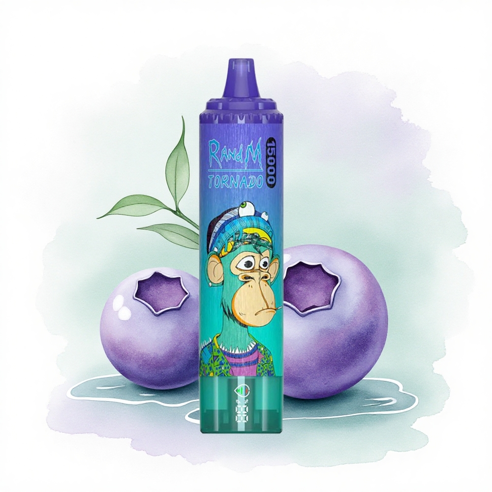RandM Fumot Tornado 15000 Puffs Buzlu Yabanmersini 25ml 850mAh Mesh