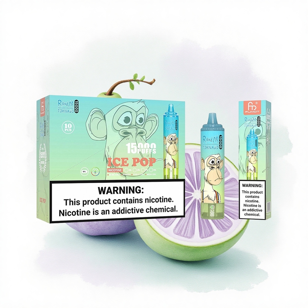 RandM Fumot Tornado 15000 Puffs Buzlu Şeker 25ml 850mAh