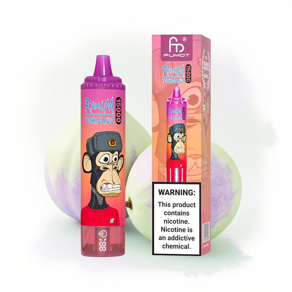 RandM Fumot Tornado 15000 Puffs Ejderha Meyvesi 25ml Nikotinsiz 850mAh