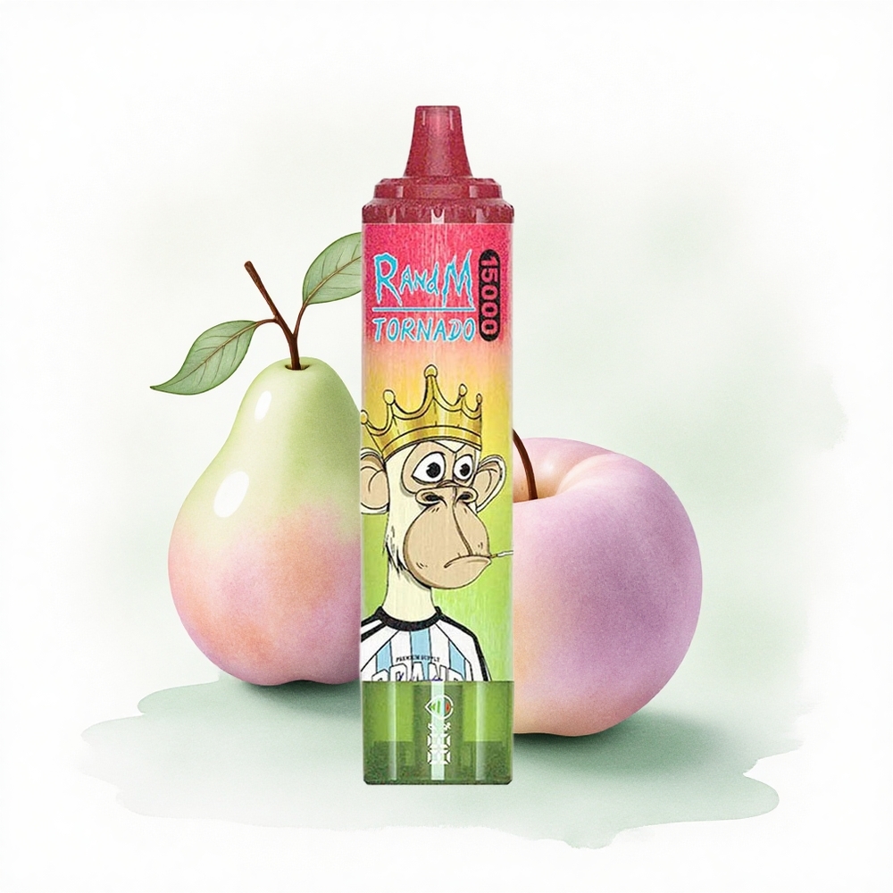 RandM Fumot Tornado 15000 Puffs Elma Şeftali Armut 25ml 850mAh