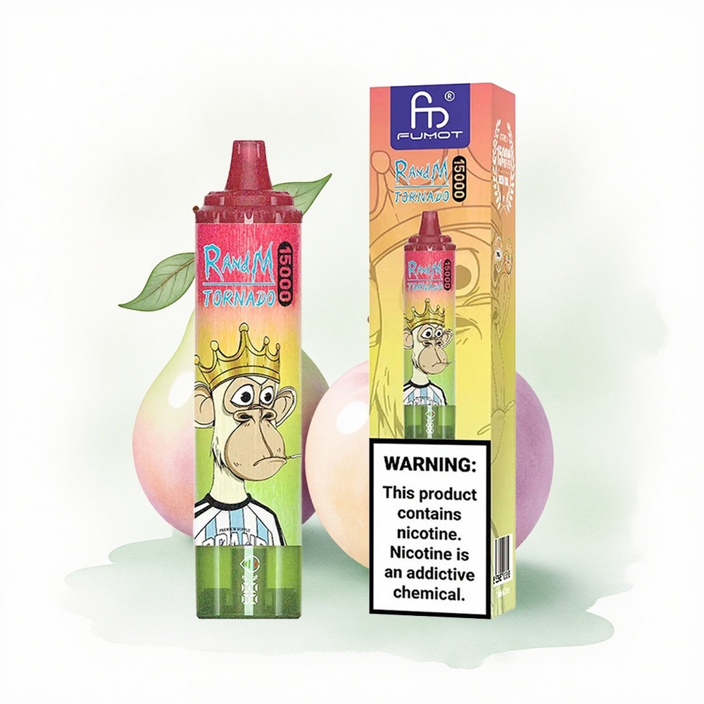 RandM Fumot Tornado 15000 Puffs Elma Şeftali Armut 25ml 850mAh