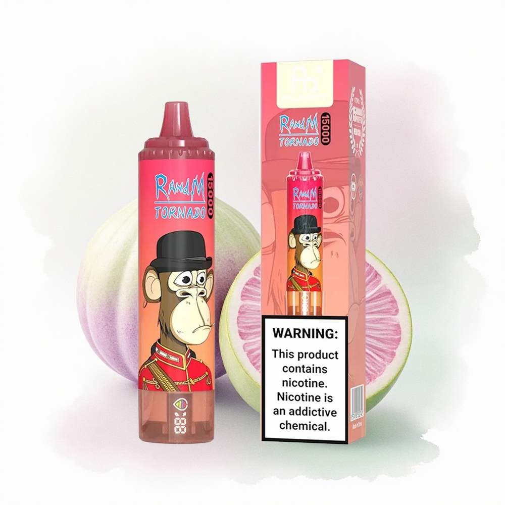 RandM Fumot Tornado 15000 Puffs Kırmızı Enerji Buz 25ml 850mAh