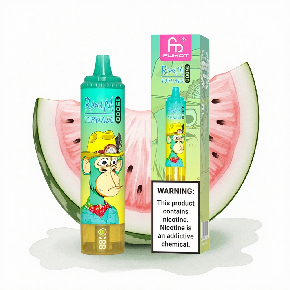 RandM Fumot Tornado 15000 Puffs Karpuz Buz 25ml 850mAh Mesh