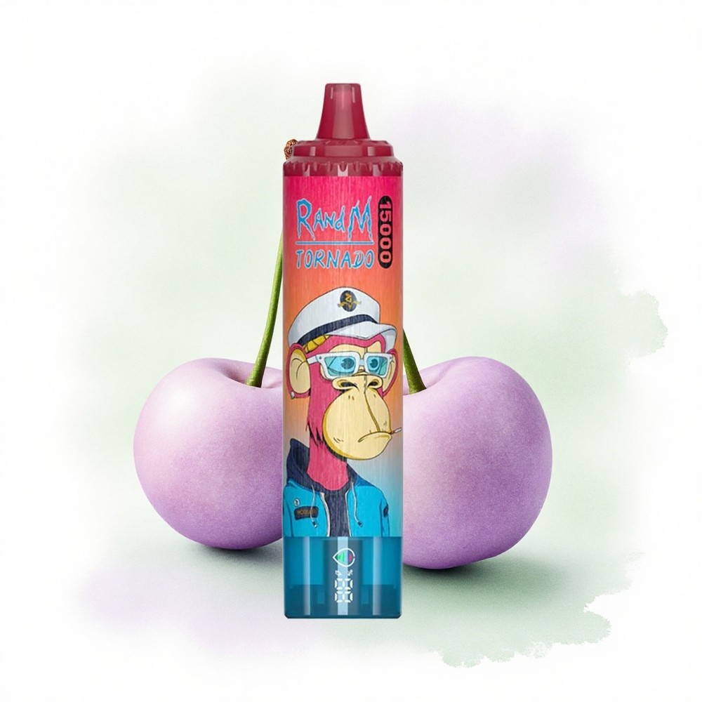 RandM Fumot Tornado 15000 Puffs Kiraz 25ml 850mAh 0.9 Ohm Mesh