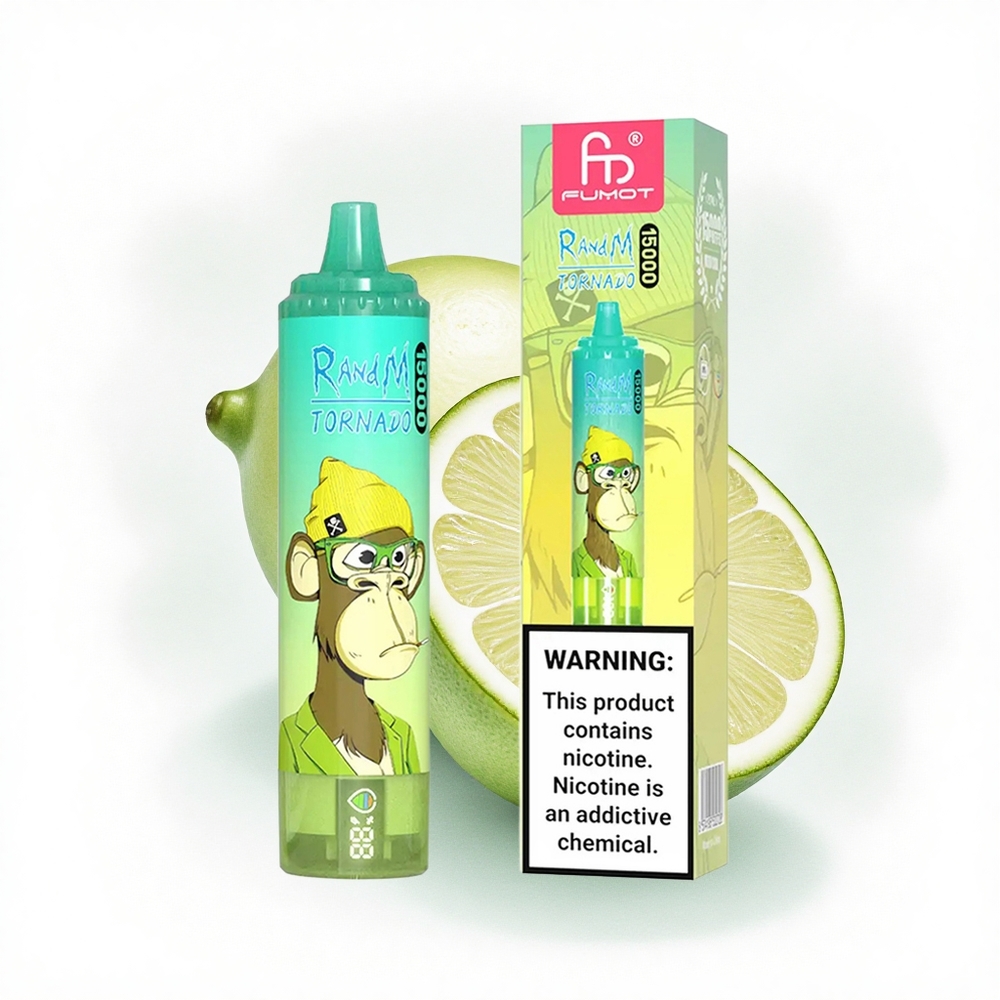 RandM Fumot Tornado 15000 Puffs Limon Lima 25ml 850mAh Mesh