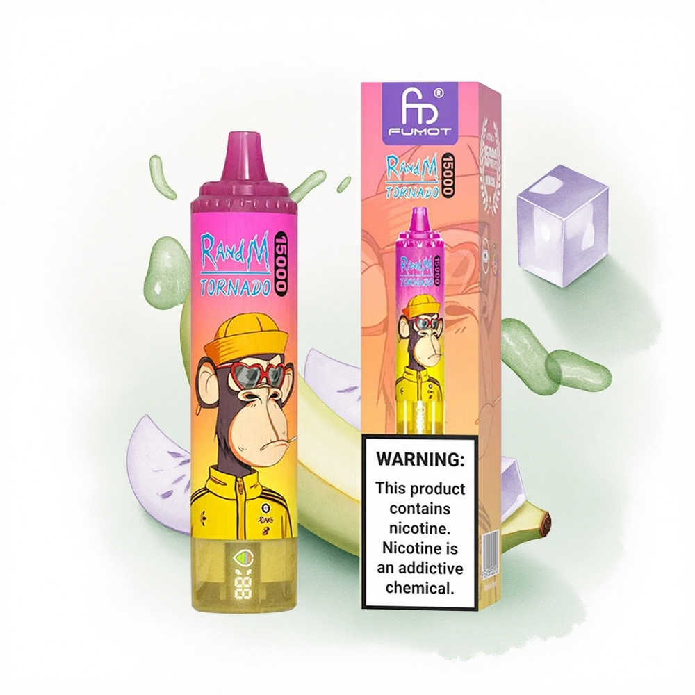 RandM Fumot Tornado 15000 Puffs Muz Buz 25ml 850mAh Mesh