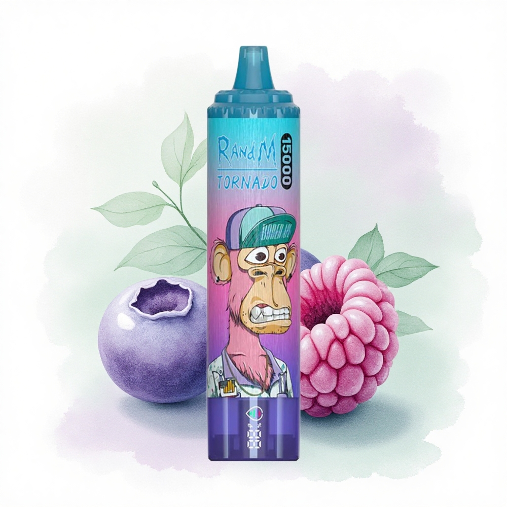 RandM Fumot Tornado 15000 Puffs Yaban Mersini Ahududu 25ml 850mAh