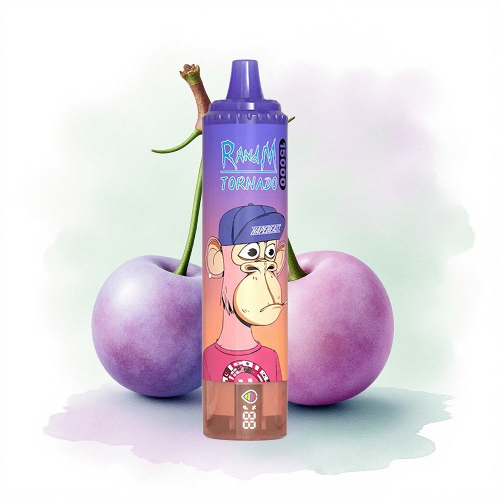 RandM Fumot Tornado 15000 Puffs Yaban Mersini Kiraz Böğürtlen 25ml 850mAh