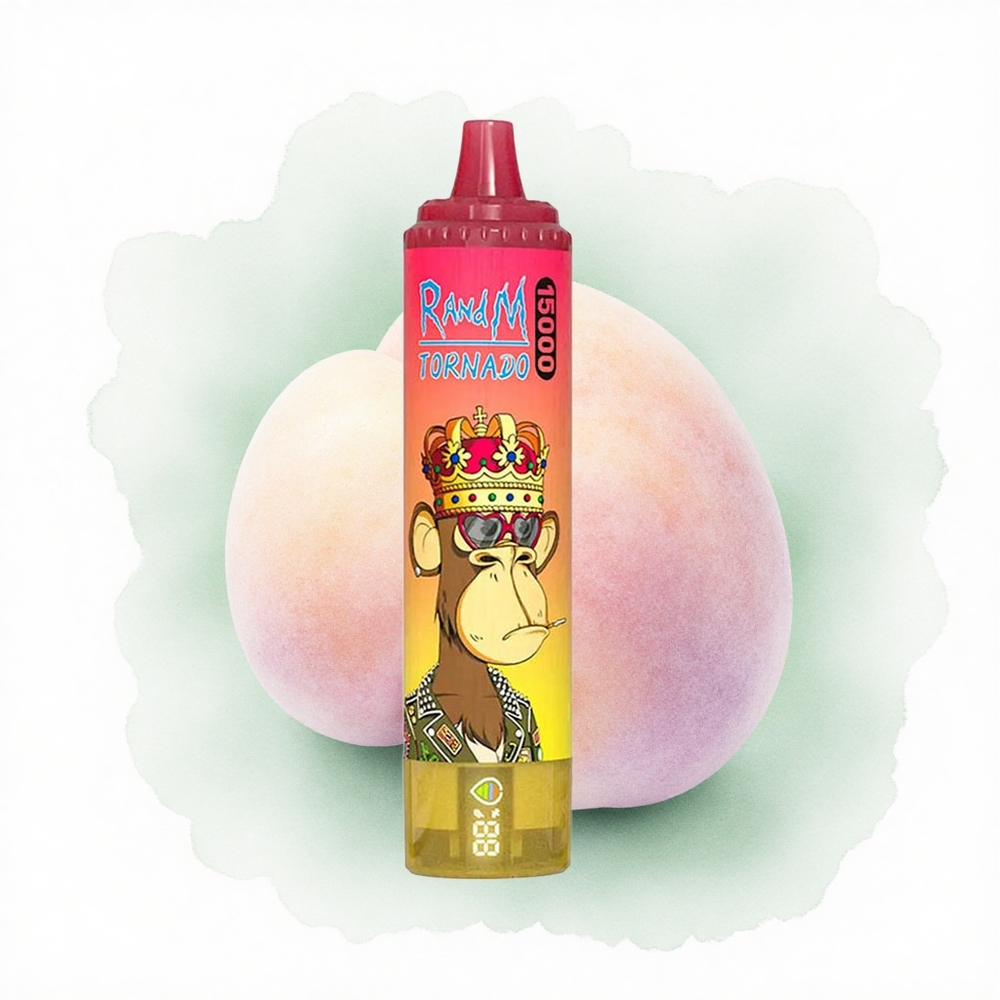 RandM Fumot Tornado 15000 Puffs Şeftali Buz 25ml Mesh 850mAh