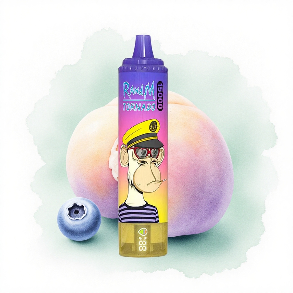 RandM Fumot Tornado 15000 Puffs Şeftali Yabanmersini Şeker 25ml 850mAh