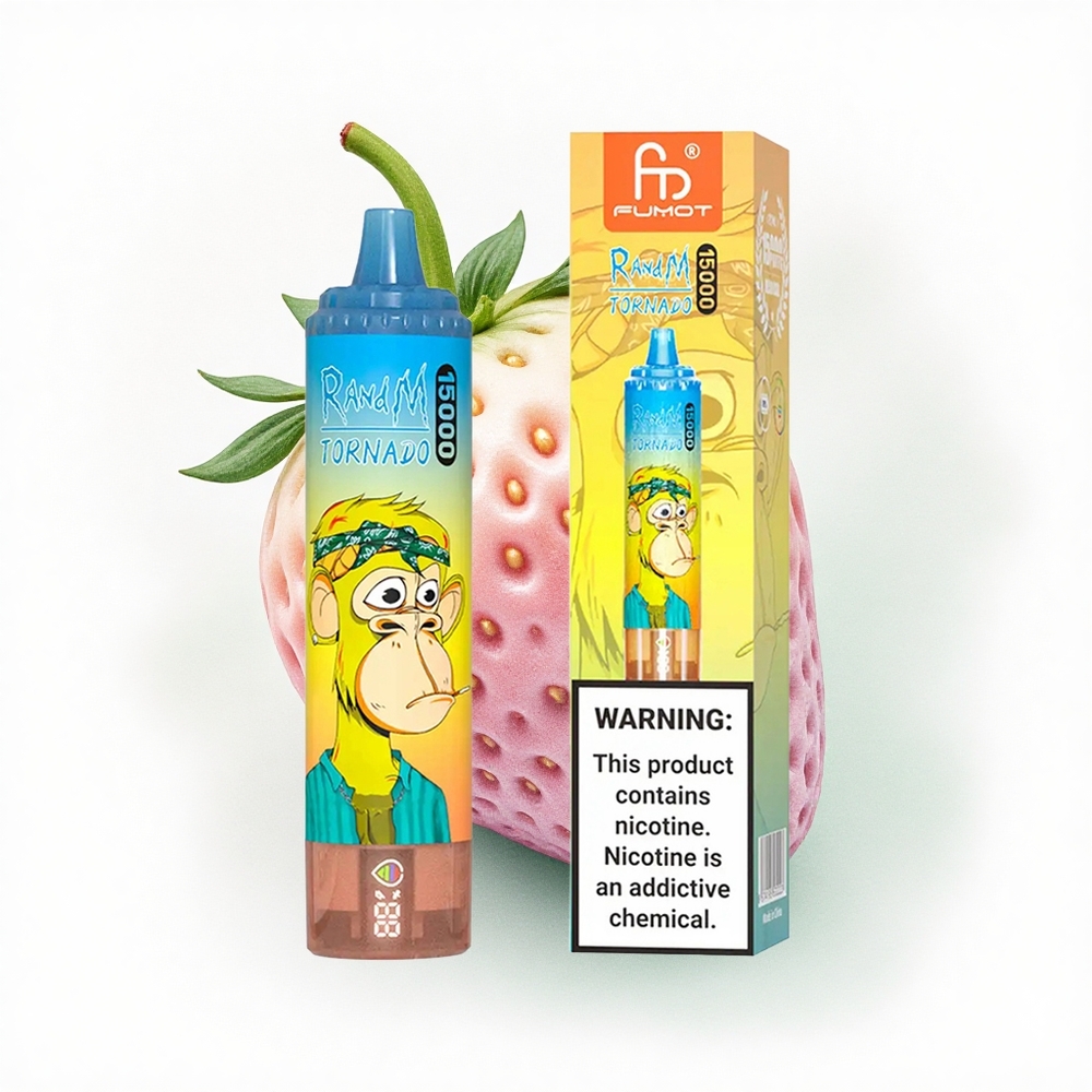 RandM Fumot Tornado 15000 Puffs Çilek 25ml 850mAh