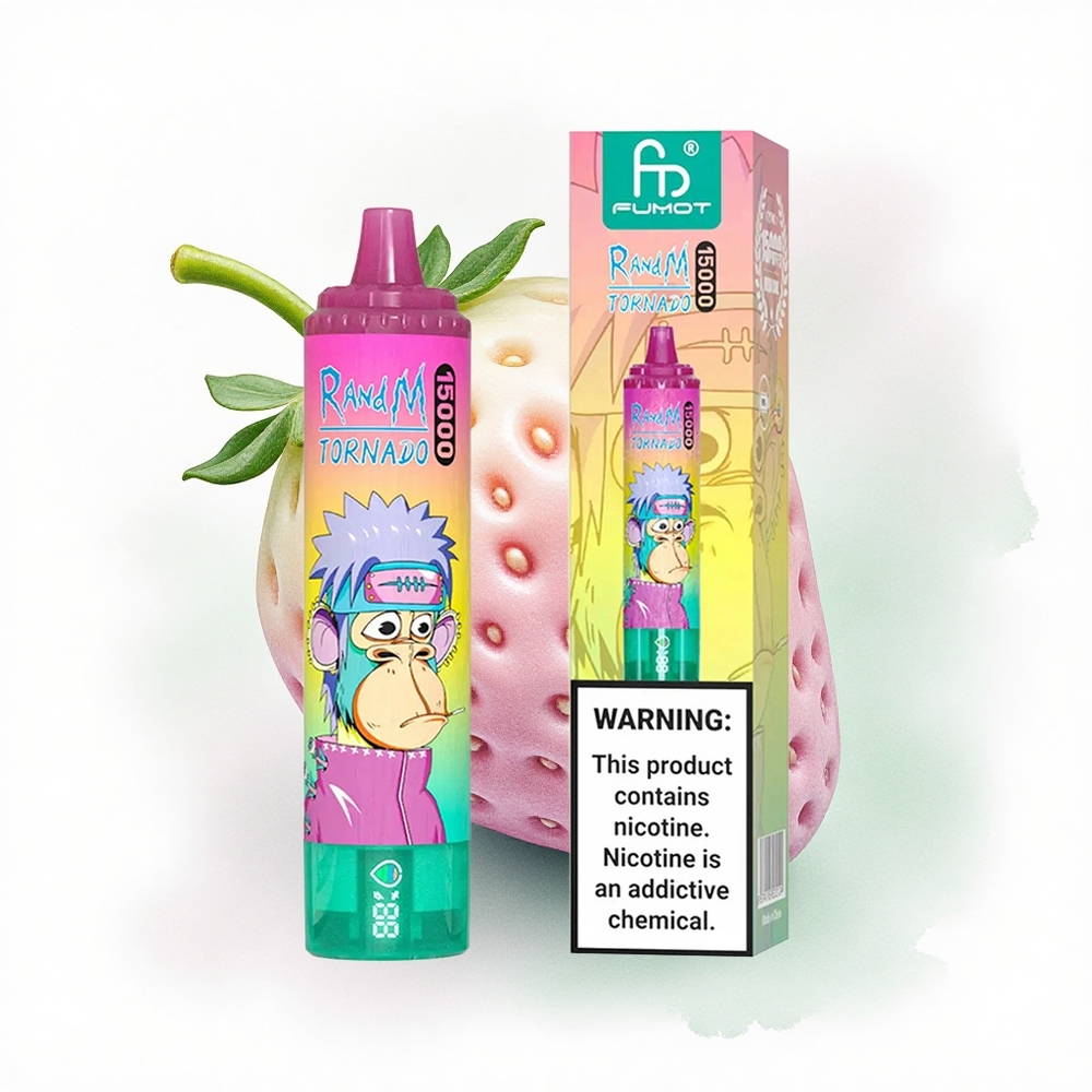 RandM Fumot Tornado 15000 Puffs Çilek Buz 25ml 850mAh