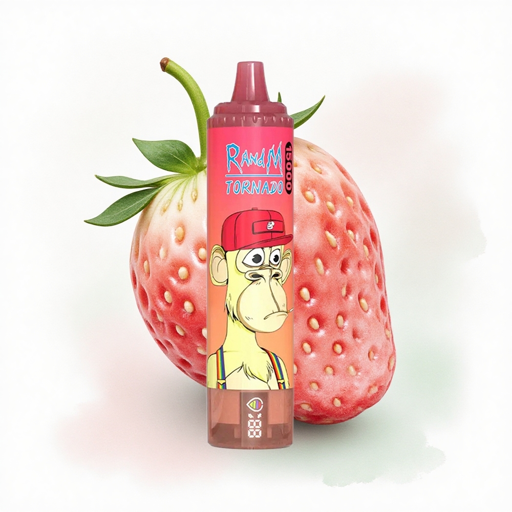 RandM Fumot Tornado 15000 Puffs Çilek Kırmızı Boğa 25ml 850mAh Mesh