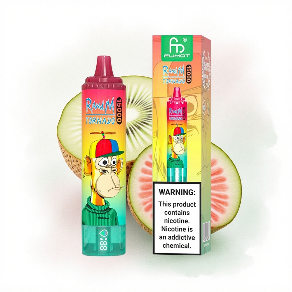 RandM Fumot Tornado 15000 Puffs Çilek Kivi 25ml 850mAh
