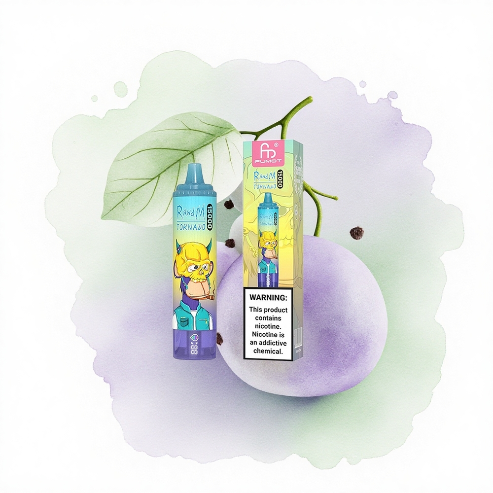 RandM Fumot Tornado 15000 Puffs Üzüm Buzu 25ml 850mAh