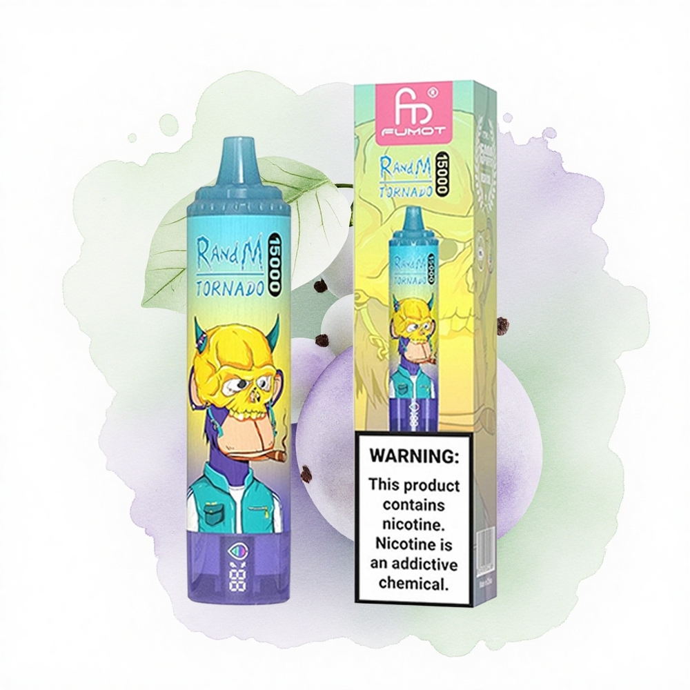 RandM Fumot Tornado 15000 Puffs Üzüm Buzu 25ml 850mAh