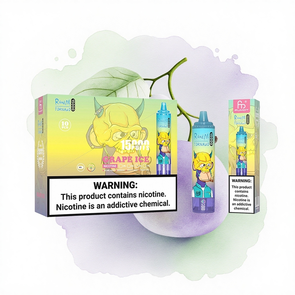 RandM Fumot Tornado 15000 Puffs Üzüm Buzu 25ml 850mAh