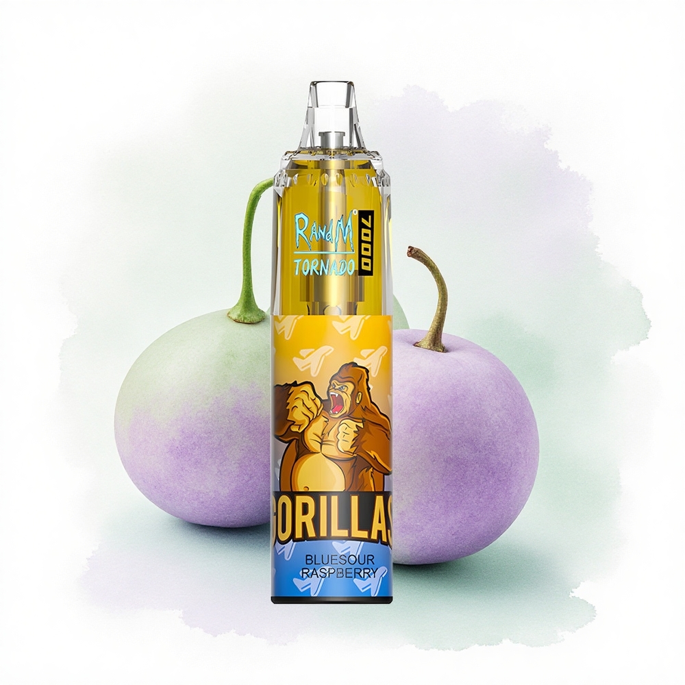 RandM Fumot Tornado 7000 Puffs Ahududu Türk Mavi 850mAh Mesh