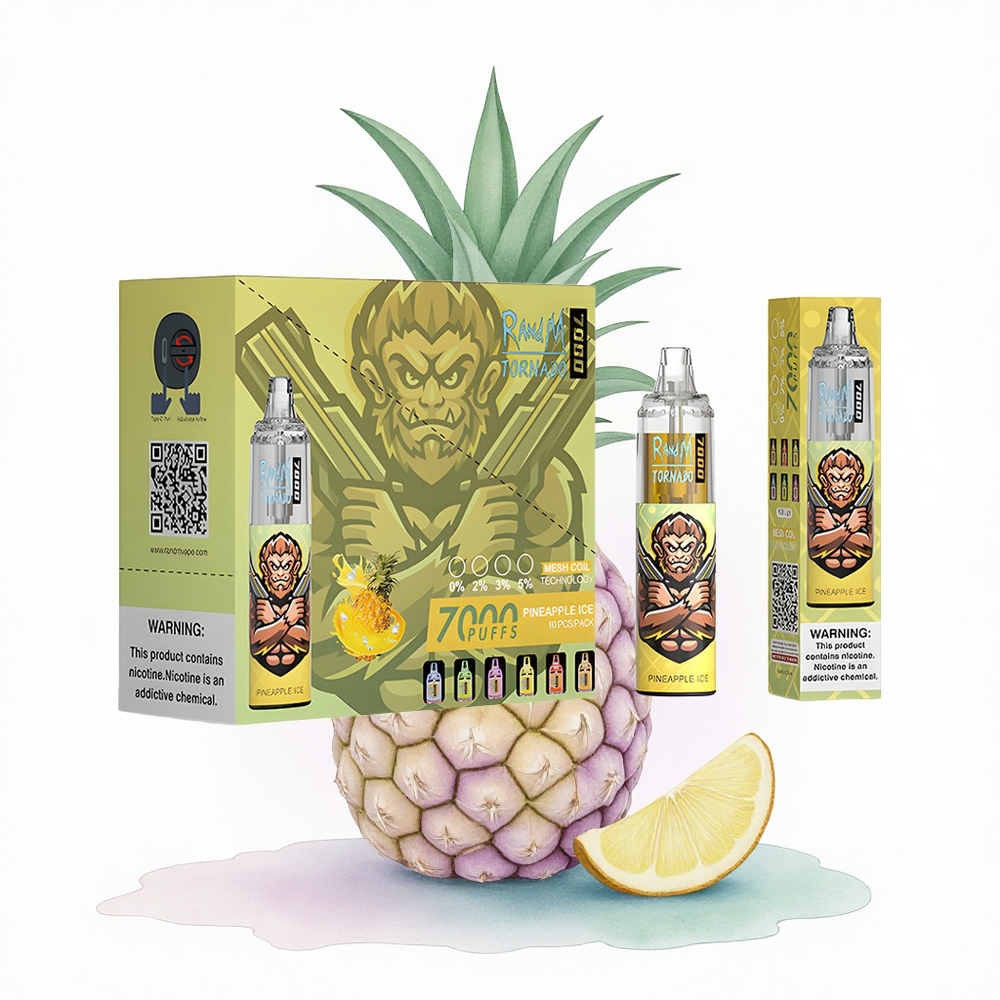 RandM Fumot Tornado 7000 Puffs Ananas Buz 850mAh Mesh
