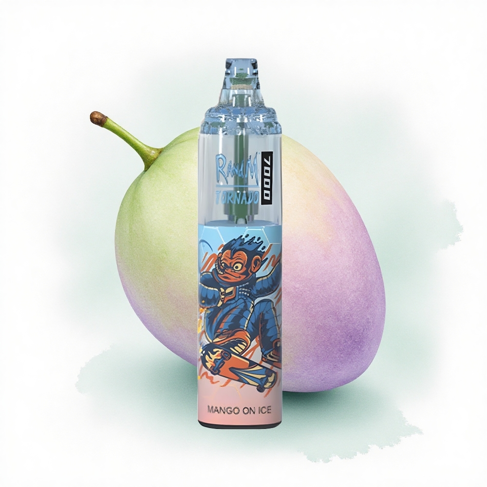 RandM Fumot Tornado 7000 Puffs Buz Üzerinde Mango - 850 mAh - %5 Nikotin