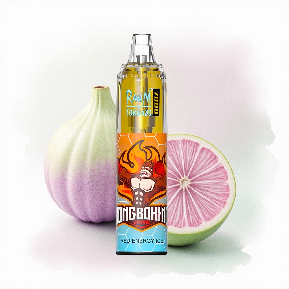 RandM Fumot Tornado 7000 Puffs Kırmızı Enerji Buz 850mAh Mesh