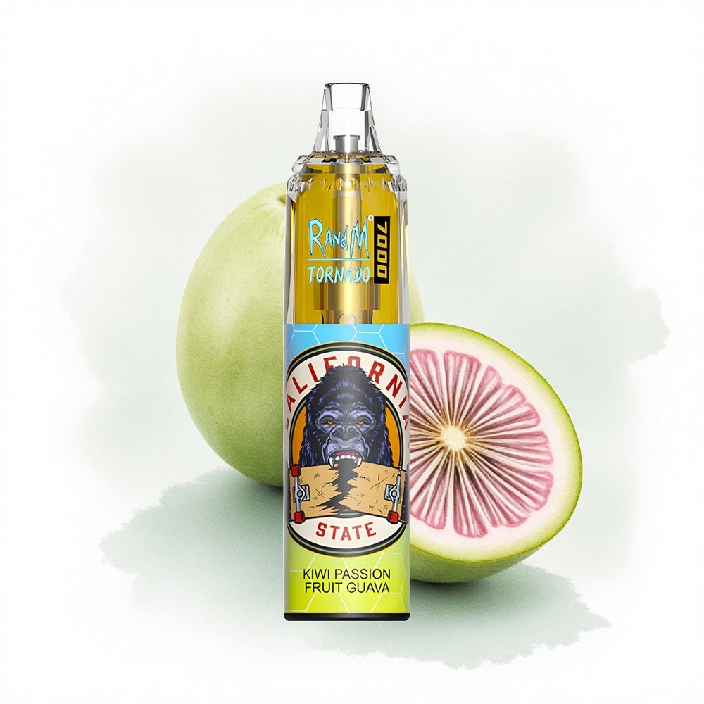 RandM Fumot Tornado 7000 Puffs Kivi Çarkıfelek Guava %5 Nikotin 850 mAh