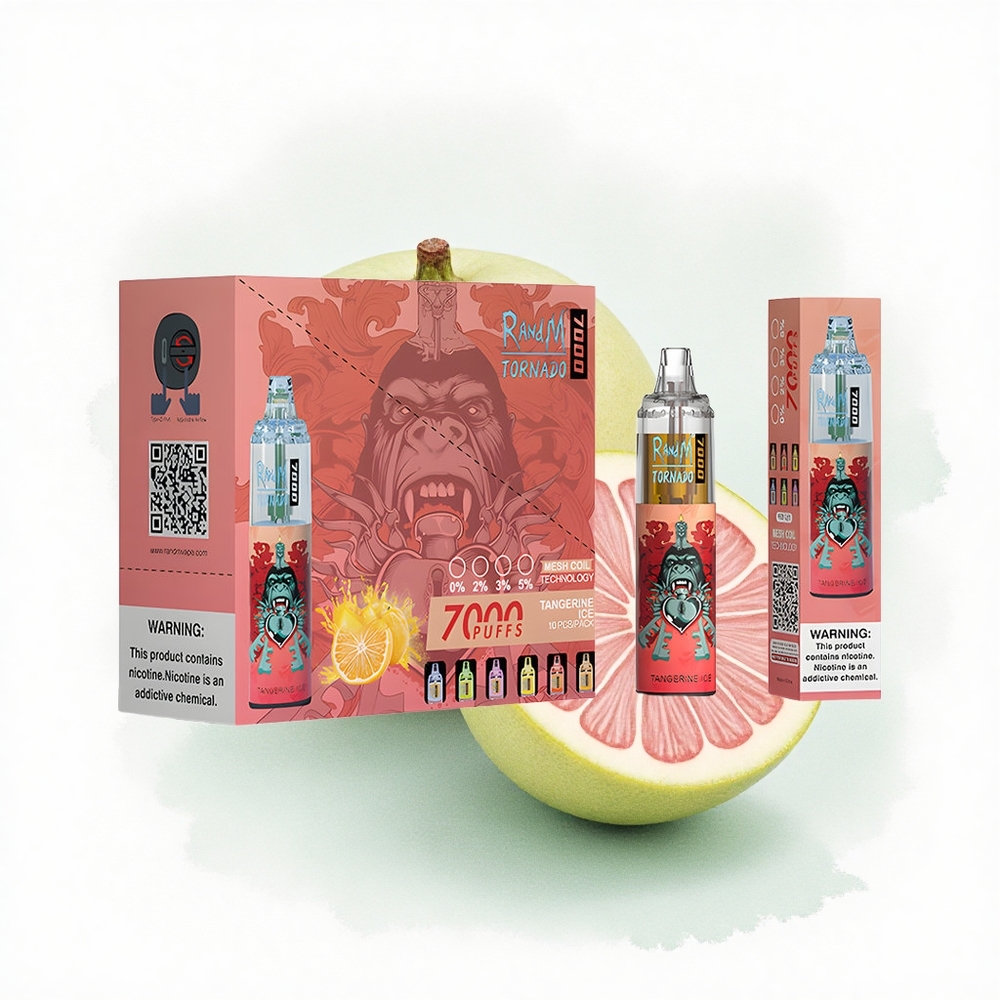 RandM Fumot Tornado 7000 Puffs Mandalin Buz 14 ML 850 mAh