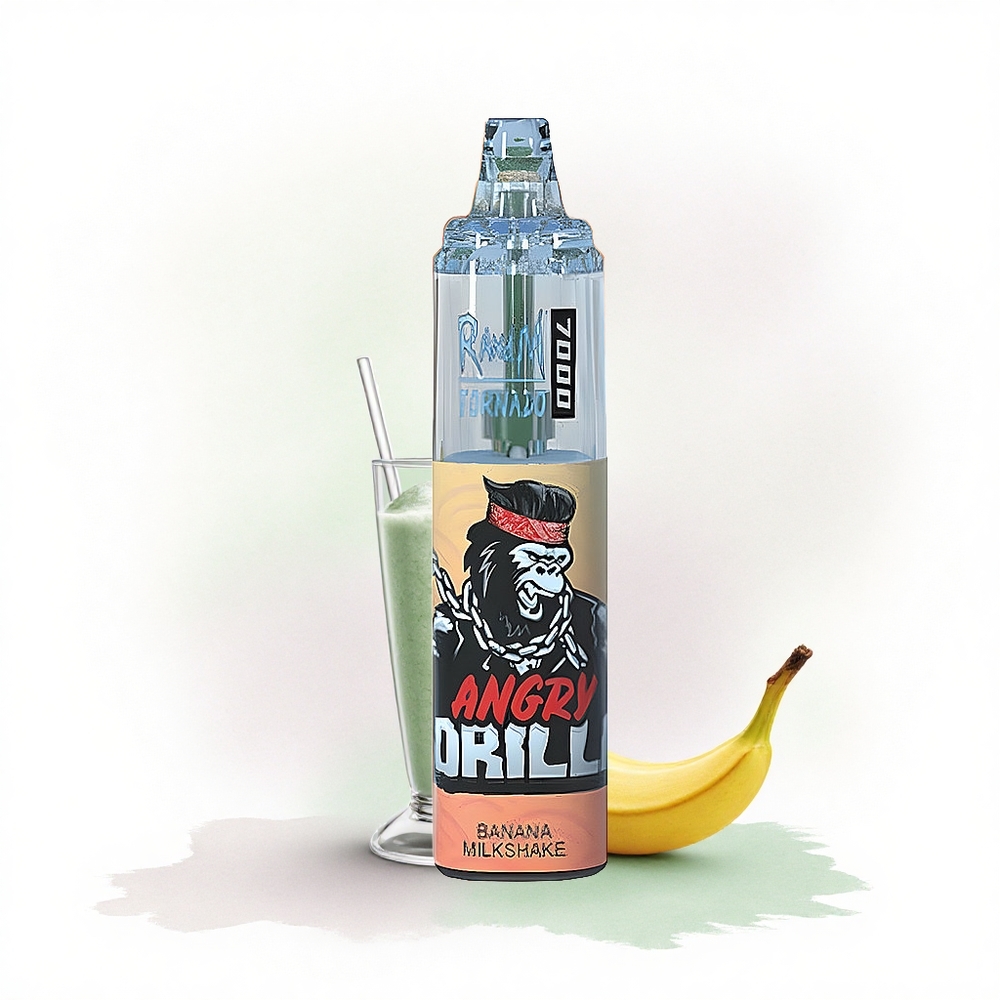 RandM Fumot Tornado 7000 Puffs Muzlu Milkshake 850mAh Mesh Coil