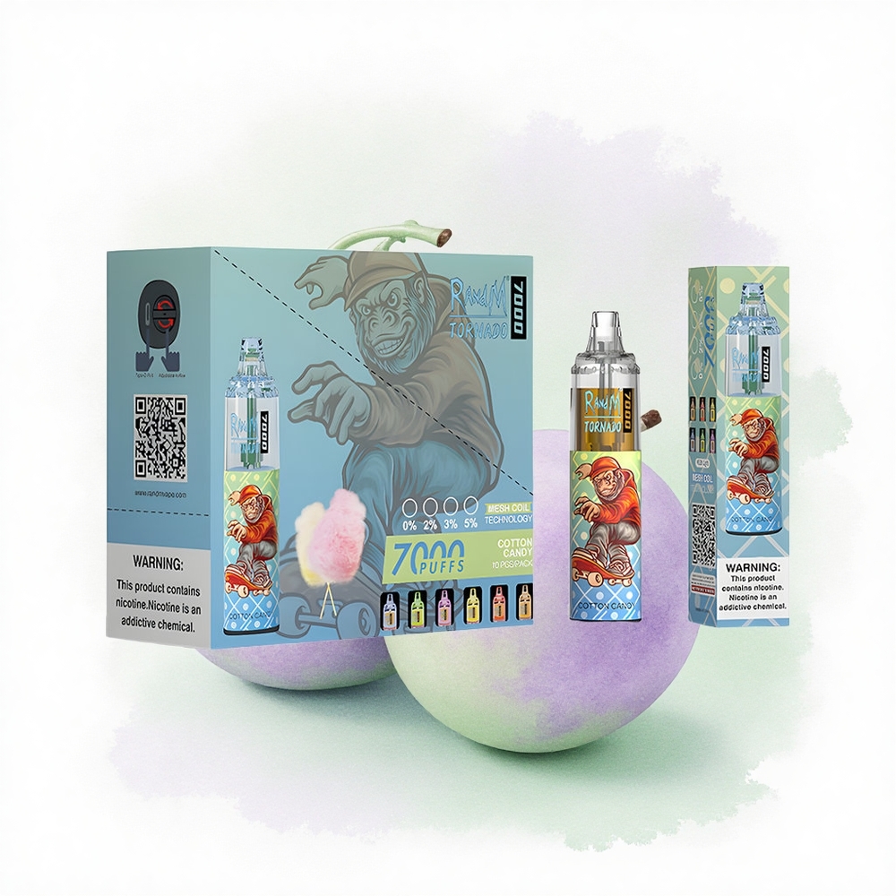 RandM Fumot Tornado 7000 Puffs Pamuk Şeker 14 ML 850 mAh